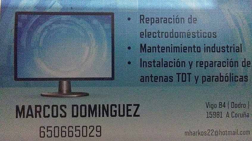 REPARACIONES ELECTRODOMÉSTICOS MARCOS DOMÍNGUEZ