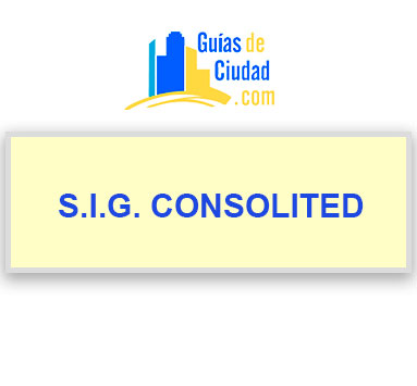 S.I.G. CONSOLITED