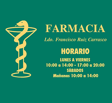 FARMACIA FRANCISCO RUIZ CARRASCO