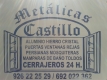 METÁLICAS CASTILLO
